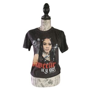 Legends Apparel Saweetie "The Next 50" Icy Girl Tee, Size S/XL